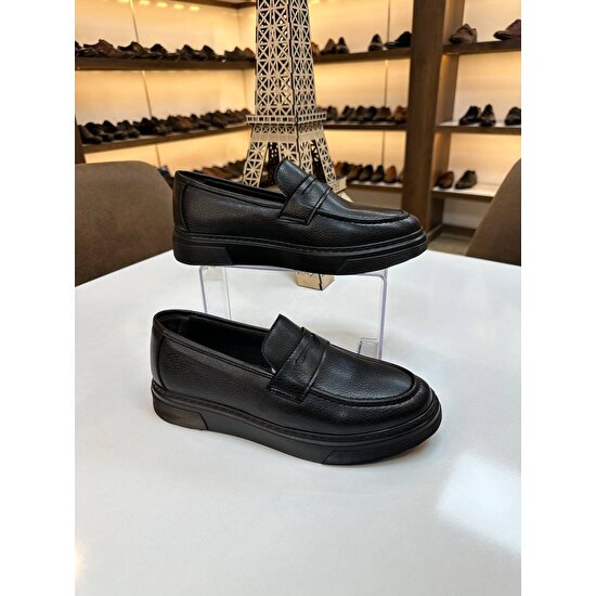 Black Shoes Erkek Kadın Deri Günlük Klasik Ayakkabı