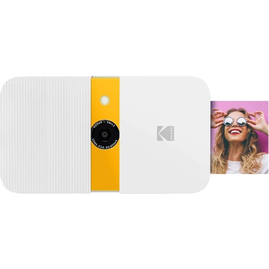 Kodak Smile Anında Baskı Dijital Fotoğraf Makinesi – Kaydırarak Açılabilen 10MP Kamera