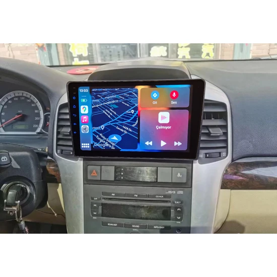 Conio Chevrolet Captiva 2007-2011 Android Sürüm 13 Kablosuz Carplay Navigasyon Multimedya 9 Inç Ekran 2gb Ram 32GB Rom Hafıza