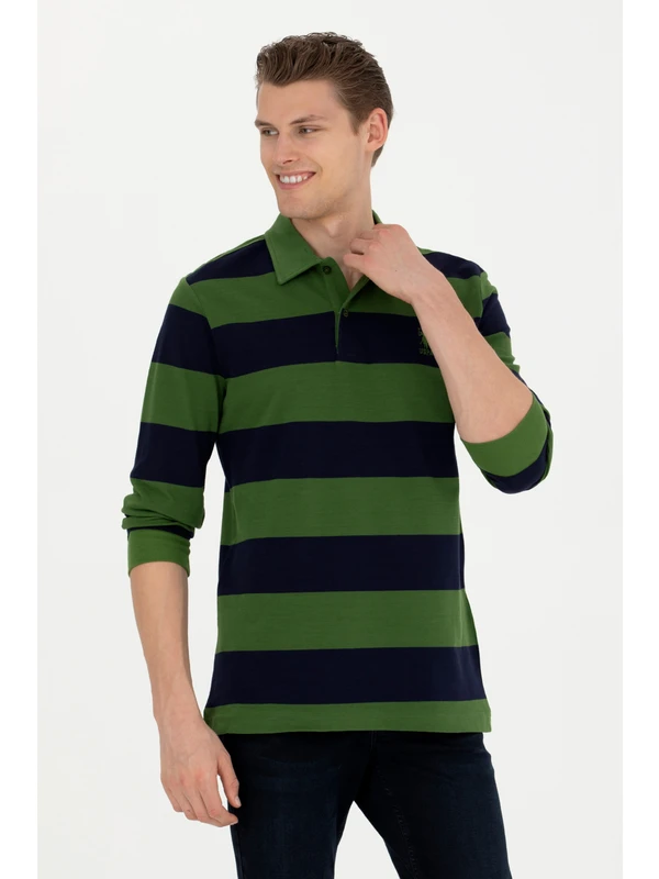 U.S. Polo Assn. Erkek Yeşil Sweatshirt 50274012-VR054