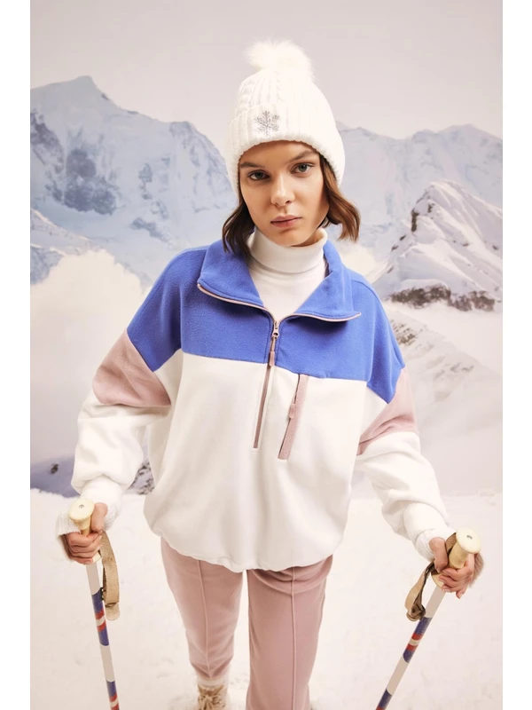 DeFactoFit Standart Fit Polar Sweatshirt A5509AX23WN