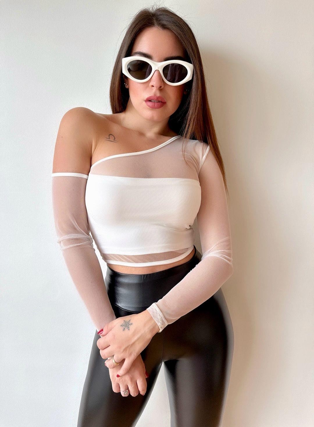 Concon Moda Semum Body Tül - Beyaz görsel 3