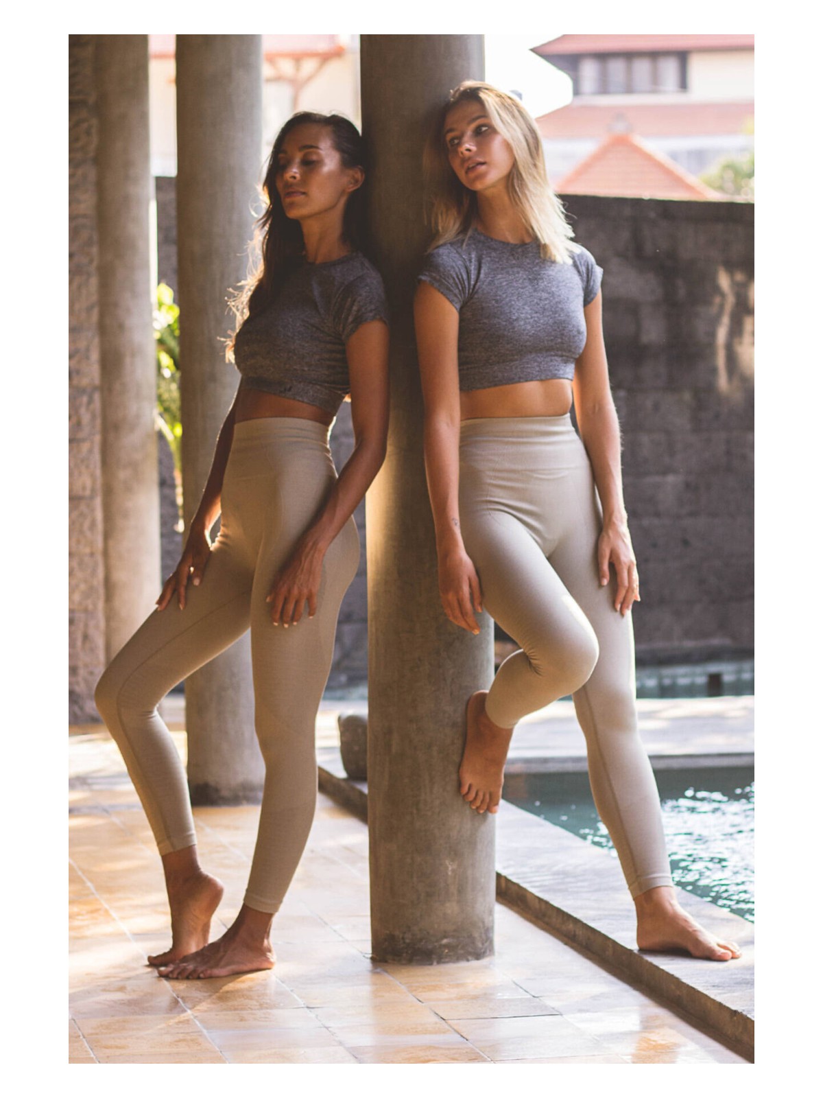 Jerf Gela Yüksek Bel, Esnek ve Toparlayıcı Spor Tayt Haki