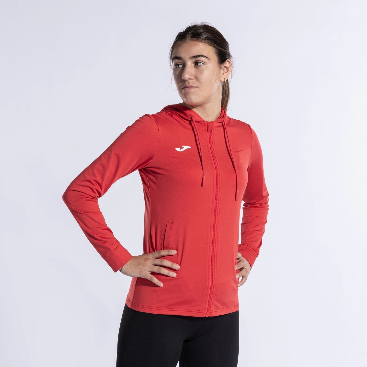 Joma Kapşonlu Ceketli Kadın Heykel Iı Kırmızı görsel 2