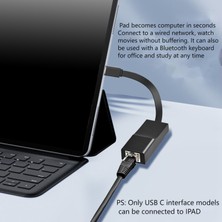 Hermoso USB C Ethernet Adaptörü Ağ Kartı, Windows/mac Os, Linux Vb. Için (Yurt Dışından)