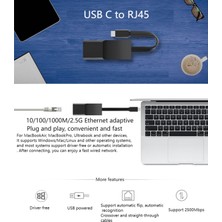 Hermoso USB C Ethernet Adaptörü Ağ Kartı, Windows/mac Os, Linux Vb. Için (Yurt Dışından)