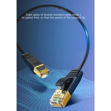 Hermoso Cat 8 Ethernet Kablosu Lan Ağı Cat8 RJ45 Hızlı Ağ Kablosu (0,3m) (Yurt Dışından)