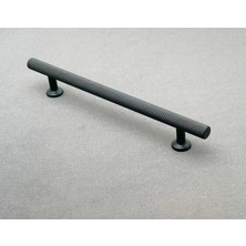 Koldoor Mobilya Dolap Kulpu Mutfak Çekmece Kulpu Çizgili Dal Siyah  96 mm ( 9,6 cm ) 10 Adet