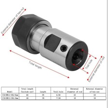 Guangdong Spirit Tutucu Şaft Chuck Aracı 35MM Uzatma Freze C16-ER11-35L 5mm Somun (Yurt Dışından)