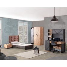 Setay Elit Genç Odası Takımı - Dolap, Karyola, Komodin, Masa