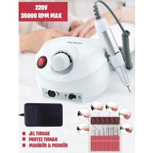 Daisy Protez Tırnak Manikür Törpü Freze Makinesi (Nail Drill) Tırnak Sökme (Sökme Ucu Ile Birlikte)