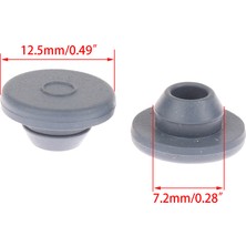 Guangdong Spirit 13MM Cam Şişeler Eatop Için 100 Adet Kauçuk Tıpa Kendinden Sızdırmazlık Enjeksiyon Bağlantı Noktaları (Yurt Dışından)