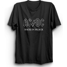 The Fame Box Acdc, Back In Black, Rock, Metal Tişört