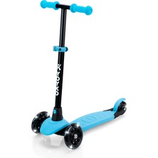 Yoyko Elite 3 Tekerlekli Işıklı Scooter Mavi