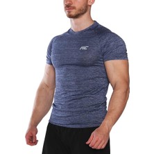 Musclecloth Pro Stretch Kısa Kollu T-Shirt Lacivert