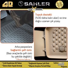 Sahler Bmw 5 Serisi (F10) 2013-2016 Sahler 4,5d Havuzlu Paspas Bej