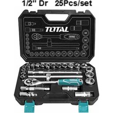 Total 25 Parça 1/2" Lokma Takımı