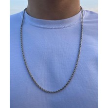 Limezon Burgu Model Çelik Zincir Kolye