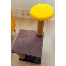 Patiderm Katlı Kedi Tırmalama Tahtası 80cm - Gri