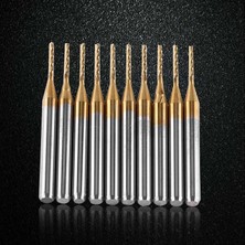 Pandoraplanet 10 Adet Tungsten Karbür End Mill Gravür Uçları Freze Kesici 3.175X1MM (Yurt Dışından)