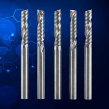 Pandoraplanet Parmak Freze Kesicisi Düz Şaft Tek Kenarlı 3.175MM Şaft Çapı Kesme 12MM Kenar Uzunluğu Tungsten Çeliği 5 Adet (Yurt Dışından)