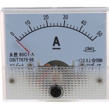 Pandoraplanet Xhhdqes 85C1 Dc 0-50A Dikdörtgen Analog Panel Ampermetre Ölçer (Yurt Dışından)