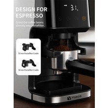 Vosco Digital Espresso Kahve Değirmeni ve Öğütücü