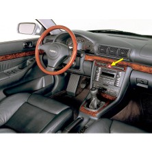 Vass41 Audi A4 1998-1999-2000 Dörtlü Flaşör Kırmızı Üçgen Düğmesi 8D0941509H