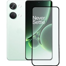 Microcase Oneplus Nord 3 5g Tam Kaplayan Çerçeveli Tempered Ekran Koruyucu - Siyah AL3276