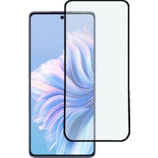 Microcase Tecno Camon 20 Tam Kaplayan Çerçeveli Tempered Ekran Koruyucu - AL3276