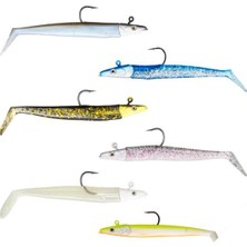 Fujin Zand Eel 11CM 7GR-14GR Double Body+Head Silikon Balık