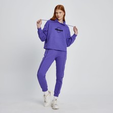 Ellesse Kadın Sweatshirt Kapüşonlu Mor