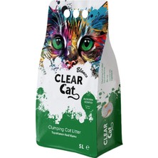 Kedi Kumu Topaklaşan Bentonit Clear Cat Blanco 5L Aloe Vera Kokulu