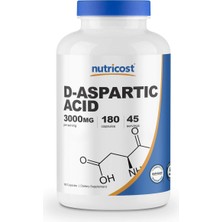 Nutri D-Aspartic Acid Daa Kapsül 3000 mg Per Serving 180 Kapsül