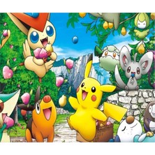 Atölye7 Tasarım Pokemon Büyük Boy 20X24 cm A4 Yenilebilir Pasta Kurabiye Şeker Hamuru Kağıt Baskısı Dikdörtgen