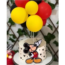 Atölye7 Tasarım Mickey Mouse Yenilebilir Resimli Pasta Şeker Kağıt Baskısı (A4 Boyutu)