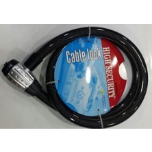 Motosvn Bisiklet Motorsıklet Halat Kilit 25MM Kalınlık -150CM Uzunluk