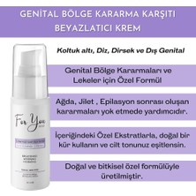 For You Gold Genital Bölge (Koltuk Altıdizdirsek Dış Genital)  Krem - 2 Adet