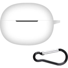 Nanospace Realme Buds T100 ile Uyumlu Tam Koruma Kancalı Silikon Kılıf (Ürün Kulaklık Değildir )