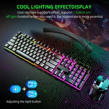 Tmk-03 Gaming Rgb Işıklı Kablolu Q Klavye ve Mause Seti