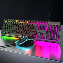 Tmk-03 Gaming Rgb Işıklı Kablolu Q Klavye ve Mause Seti