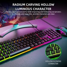 Tmk-03 Gaming Rgb Işıklı Kablolu Q Klavye ve Mause Seti