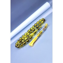 Vip Kehribar Koleksiyonluk 10X13 mm Lababidi Imzalı Ateşi Kehribar Tesbih - Usta Işçilikli Tespih