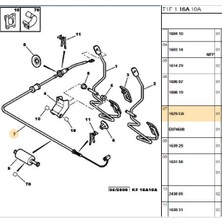 CAVO Gaz Teli Partner Citroen Berlingo (1703880-1629.G0)
