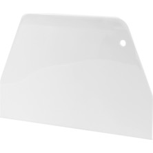 Guangdong Spirit Xhhdqes 19 cm x 12.5 cm Düz Beyaz Plastik Kek Dekoratör Hamur Pasta Kazıyıcı Aracı (Yurt Dışından)