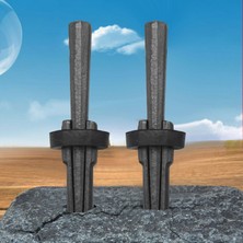Guangdong Spirit Takım Taş Ayırıcı 9/16IN Metal Fiş Takozlar ve Tüyler Şimler Beton Kaya Ayırıcılar El Aleti (Yurt Dışından)