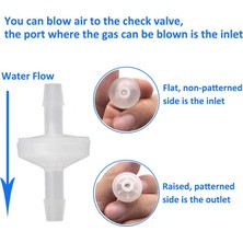 Guangdong Spirit Adet 1/4 Inç Çek Valf 6mm Pvdf Tek Yönlü Valf Inline Çek Valf Yakıt Gaz Sıvı Hava Için Çek Valf Geri Dönüşsüz (Yurt Dışından)