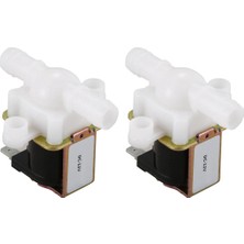 Guangdong Spirit 2x 3/8 Inç 12VDC Hortum Dikenli Elektrikli Solenoid Valf Plastik 12-Volt Dc Musluklar Için Çeşmeler, Beyaz ve Siyah (Yurt Dışından)