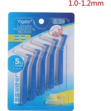 Guangdong Spirit 5/10 Adet Diş Arası Fırça Itme-Çekme Kürdan Temiz Diş Fırçaları Parantez Diş Aracı Ortodonti I-Şekilli Diş Fırçası 0.6-1.0mm (Yurt Dışından)