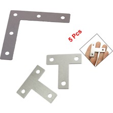 Guangdong Spirit 10 Adet Açı Plakası Köşe Desteği Düz Tamir Braketi L Şekli 80MM x 80MM ve T Şekli 40MM x 40MM (Yurt Dışından)